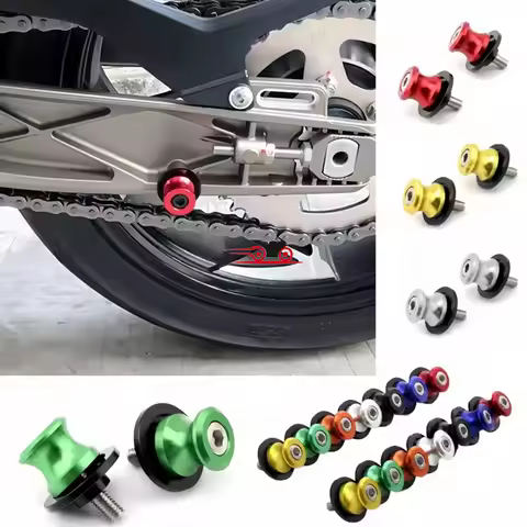 CNC swingarm shaft, sliding bracket, 8mm screw for Kawasaki motorcycles, Z900, Z1000SX, Z650, Z800, 