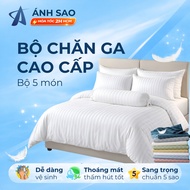 Bedding Set 5 3F Starlight StripedPiece Bed Sheets Soft Cotton High Quality 5-Star Hotel Standard Lu