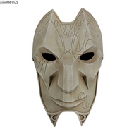Game LOL Khada Jhin Cosplay Mask The Virtuoso Face Resin Mask Party Prom Photography Props