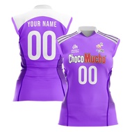 Authentic Choco Mucho Flying Titans PVL Purple Jersey