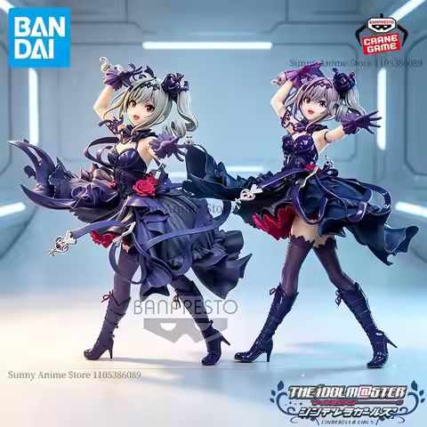 Bandai Original Banpresto Espresto The Idolm Ster Kanzaki Ranko Action Figures Anime Figuras Cartoon