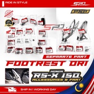 RSX Footrest Original I Separate Part Original HONDA RSX 150