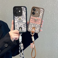 Casing OPPO A3 4G 5G Casing OPPO A3x 4G 5G Casing with a bracelet Flower Pattern Casing Cute Soft Ph