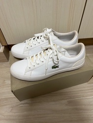 [全新/包SF] Lacoste 白色波鞋（有污跡，低價發售，粗著先好買