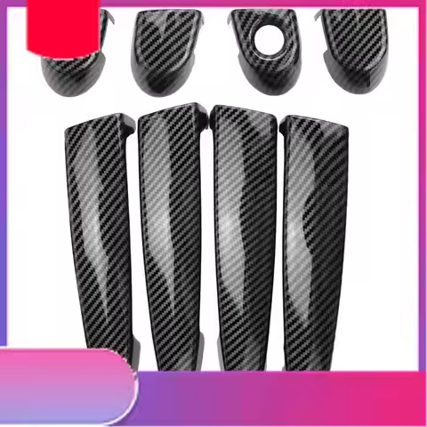 Carbon Fiber Outside Exterior Door Handle Cover For-BMW 1 2 3 4 Series E87 E90 E91 E92 E93 F30 X1 X2