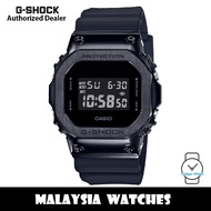 (OFFICIAL WARRANTY) Casio G-Shock GM-5600B-1 Digital Black Metal Square Black Resin Strap Watch GM56