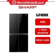 Sharp Multi Door Refrigerator SJF489GK 421 Litre Capacity J-Tech Inverter SJF489GK Peti Ais
