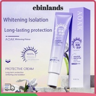 NOVOCCT Isolation Protection Cream, Concealer Invisible Pore Sun Protection Cream,  Brighten Moistur