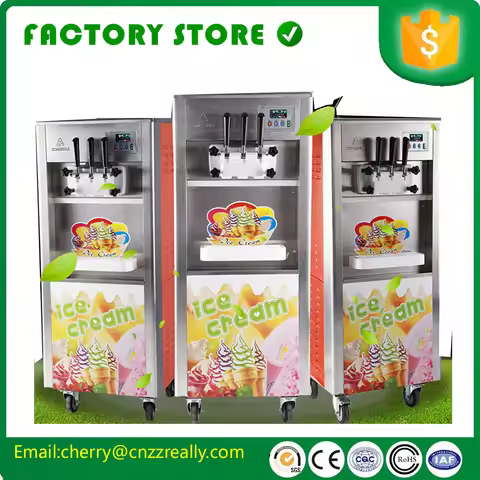 Cpacity 35-45L/H free shipping by sea Vertical stainless steel taylor rainbow soft serve ice cream m