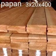 kayu papan 3x20x400 meranti jambi