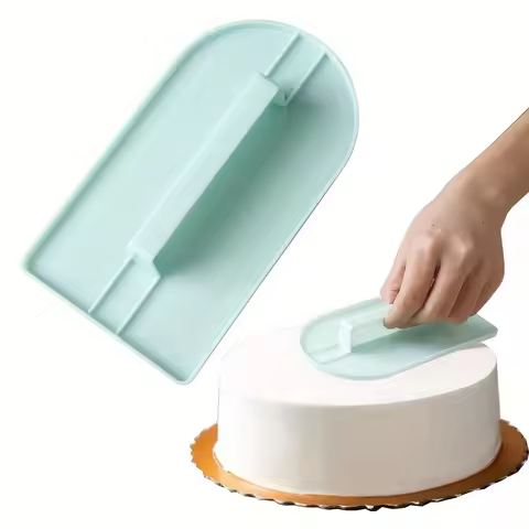 1pc Small Icing Fondant Cake Decorating Sugar Craft Sugarcraft Icing Mold Plastic Cake Smoother Poli