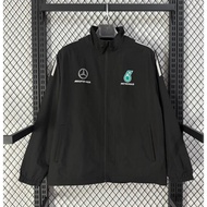 【G7ew7e11o】NEW 2026 2027 Mercedes AMG Petronas F1 Team Men's Hooded Windbreaker Football Jacket Trac