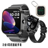 D8pro Watch TWS Headset Smart Watch 2 in 1 Bluetooth Call Sports Watch Heart Rate Healthy NFC