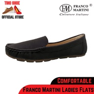 FRANCO MARTINI (EXTRA BIG SIZE) Ladies POINTED TOE FLATS (LX6011-1) Black