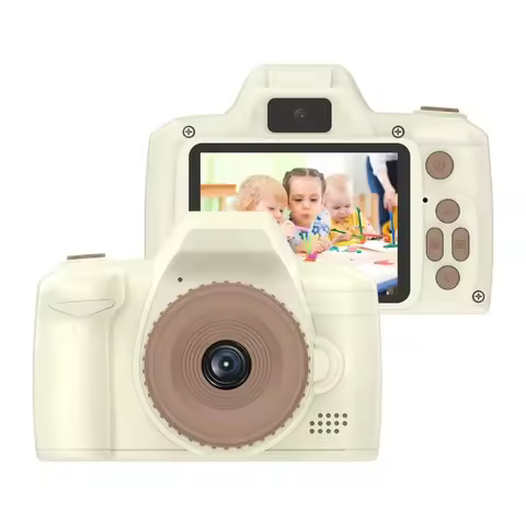 Kids Camera Long Lens Cartoon 1080P 2.4 Inch Screen Photo Record Life Mini Child Camera Girls Boys B
