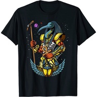 Newest Egyptian God Thoth Ankh Scarab Ancient Egyptian Mythology T-Shirt