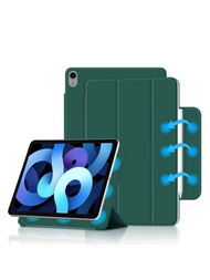 1入組綠色磁性套,智能保護套,筆夾扣,適用於 Ipad Pro 11英寸第1/2代、pro 12.9英寸第3代、air 4/5代、mini 6/10代、10.9英寸平板電腦皮革