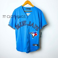 Baseball Jersey Toronto Blue JAYS #27 Guerrero MLB Shirt Men Jacket Baju Plus Size Tops
