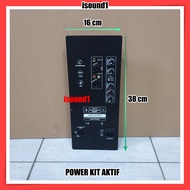 POWER KIT MESIN KIT SPEAKER AKTIF 300 WATT 2 UKURAN 16 X 38 CM & 16 X 40 CM