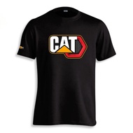 Fashion Baju Baju Cat Machines T-shirt Caterpillar Excavator casual Cotton Short sleeve T-shirt Unis