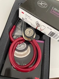 3M™ - 經典III型醫用聽診器 5864 Champagne - Finish Chestpiece, Burgundy Tube, Smoke Stem and Headset