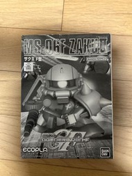 The Gundam Base Japan Ecopla SD BB Senshi MS-06F Zaku II