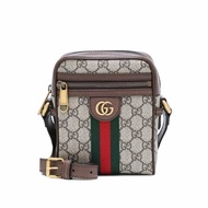 【GUCCI 古馳】Ophidia GG 記者包 郵差包 斜背包 肩背包 烏木色 598127