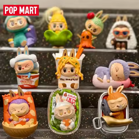 POPMART LABUBU WACKY MART Series Blind Box Konbini Cosplay Japanese Convenience Store Theme Snack Th