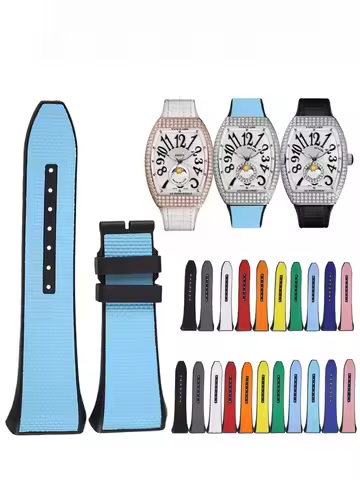 Suitable for Frank Watch strap Muller fluororubber strap V45 V41