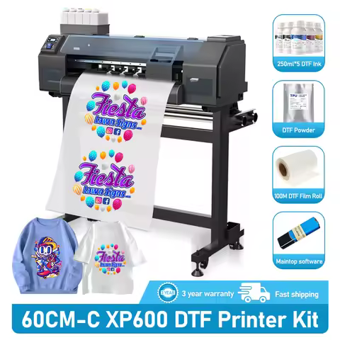 A1 DTF Printer XP600 60CM DTF Tshirt Printing Machine A3+ DTF Transfer Printer XP600 Directly Transf