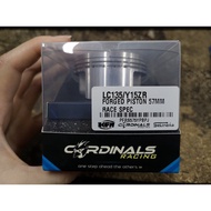LC135 / Y15 Y15ZR 57MM FORGED DOME PISTON RACE SPEC CARDINALS RACING