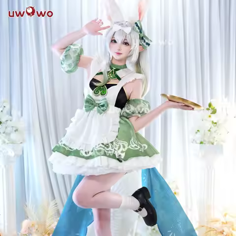 LAST BATCH UWOWO Nahida Cosplay Game Genshin Impact Fanart Nahida Bunny Maid Cosplay Costume Hallowe