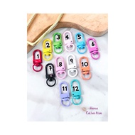 GANTUNGAN 1pcs Hook Lobster KeychainHOOK Color, Luster Claps Swivel