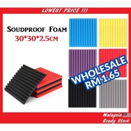Soundproof Foam Sponge Recording Studio Acoustic Panel Isolate Noise Foam Span Kalis Bunyi Suara 1pc