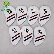 NAESV Golf Wedge Cover, PU Leather 48 50 52 54 Degree Sand Wedge Headcover, Universal 56 58 60 Degre