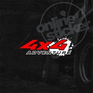 4x4 adventure sticker for rear side cars