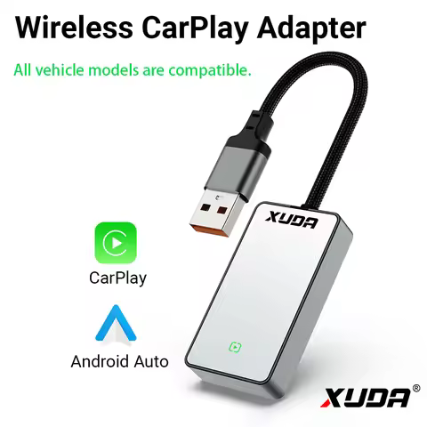 XUDA Apple CarPlay and Android Auto smart box, Google Maps, music, Waze, Spotify, etc. Compatible wi