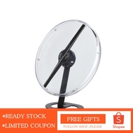 Always 32cm Advertising Display 3D Hologram Fan Built‑in 16G Memory Card for Shops Bars US Plug 100‑