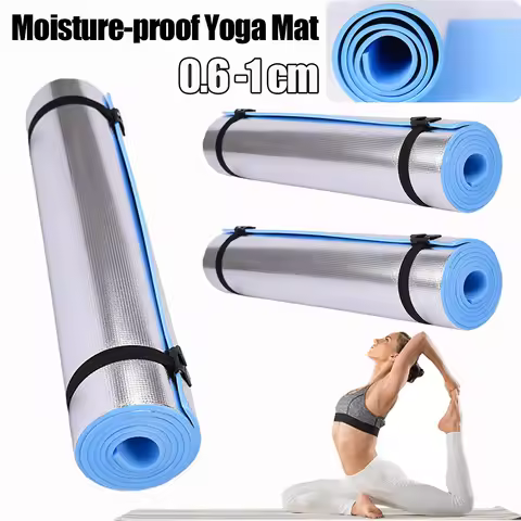 6-10mm Thick EVA Yoga Mat Moisture-proof Outdoor Non-Slip Durable Camping Picnic Mat Exercise Gym Fi