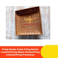 Square Bamboo Plates Lesehan Bamboo Plates/Bamboo Dinner Plates/Lesehan Plates/Buffet Plates