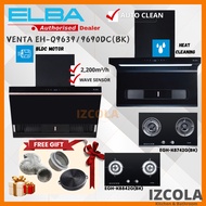 IZCOLA ELBA HOOD VENTA EH-Q9639DC(BK) / VENTA EH-Q9690DC(BK) /Designer Cooker Hood Kitchen Hood and 