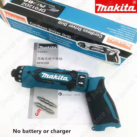 Makita DF012DZ 7.2V Cordless Electric Screwdriver Lithium Multiunctional Small Handheld Foldable Com