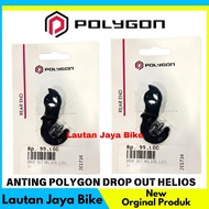 Star+ Drop out Rear End Hanger/ Rd Polygon Helios Earring/