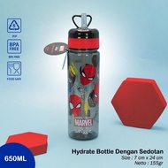 Smiggle hydrate Bottle with Straw 650ml
