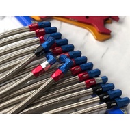 HYB Oil Plug Hose Size AN 6 Bend 90 + Braided Length 25 Cm. Per Set Has A Lot Of Colors To Choose Fr