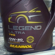 MANNOL LEGEND ULTRA  (Last Offer) 0W20 (1L & 4Liter) 100% Original Fully  Synthetic Oil.
