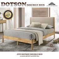 100% SOLID WOOD [JFW-DOTSON SOLID WOOD BED] 5 YEARS WARRANTY /HEAVY DUTY BED FRAME/ MUJI BED FRAME / IKEA BED FRAME / WOODEN BED FRAME / QUEEN SIZE BED FRAME/ KING SIZE BED FRAME/ BED FRAME QUEEN / KATIL/ KATIL KAYU / KATIL QUEEN /KATIL KING /床架