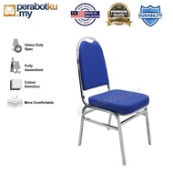 Banquet Chair Round (Chrome) / Event Banquet Chair /  Conference Banquet Chair