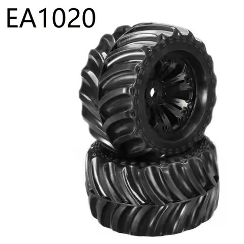 2pcs 140mm Tire Wheel Tyre EA1020 for JLB Racing CHEETAH 11101 21101 J3 Speed 1/10 RC Car Upgrade Pa