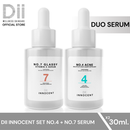 (แถมฟรี Sachet ขนาดทดลอง 2 ชิ้น) Dii Innocent Super Skin Duo Set - No.4 Acne Salicylic Acid Liquid E